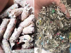 2000 horas vertedero de residuos MSW RDF residuos molino de pellets máquina de fabricación 7.5kw